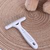 Double Row Dog Rake Comb White Dog Comb Brush Pet Grooming Tools Dog Needle Row Comb  Grooming