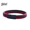 Faux Leather Bracelet Men Imitation Lightweight Wear-resistant Retro Gift Style