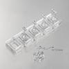 Transparent Nail Practice Base Tray Acrylic Nail Display Board  Manicurist Training