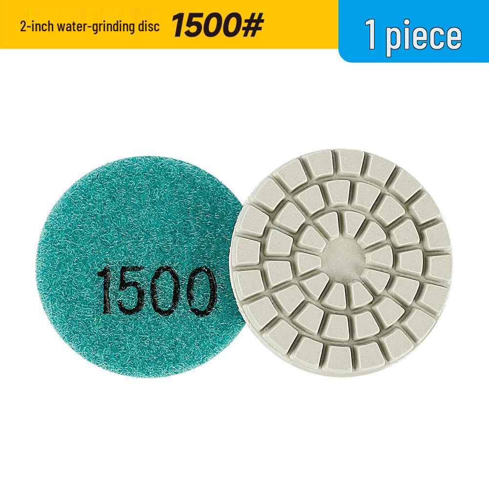 2" Angle Grinder Water Polishing Pad - Small Diamond Dry Polisher for Marble & Stone