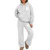 Unisex Trendy set mikiny a tepláků Y2K - Euro-americký Streetwear styl