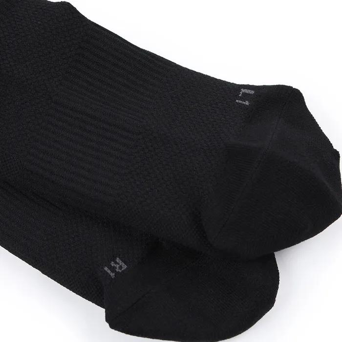 SUPPORT RUNNING CREW SOCKS (BLACK)