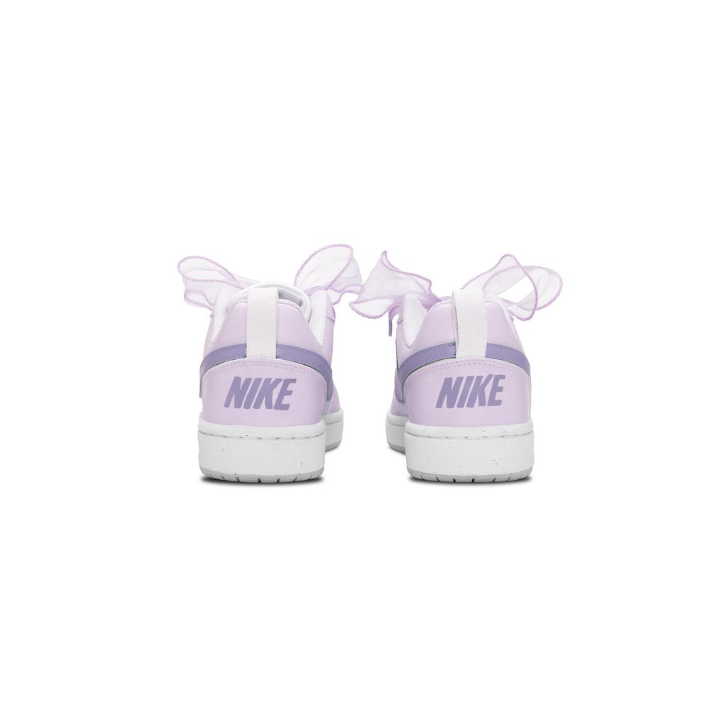 Nike Court Borough Slip Resistant Abrasion Resistant Low top Skateboard Shoes Women's Lavender Purple DV5456-109(Team351-)