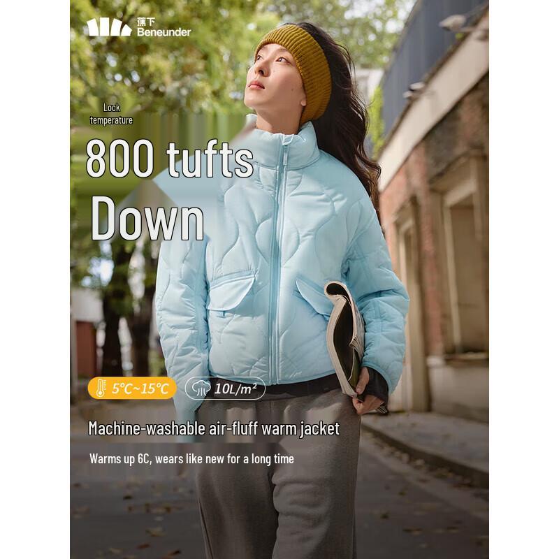 beneunder Women's Lightweight Stand Collar Air Fleece Jacket