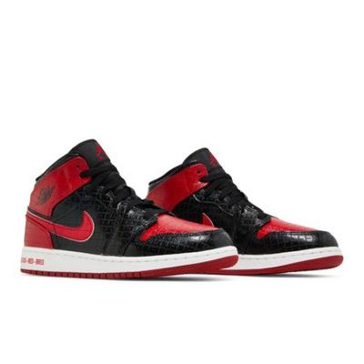 Air 1 Mid SS GS Nero + Rosso = Bred DM9650-001