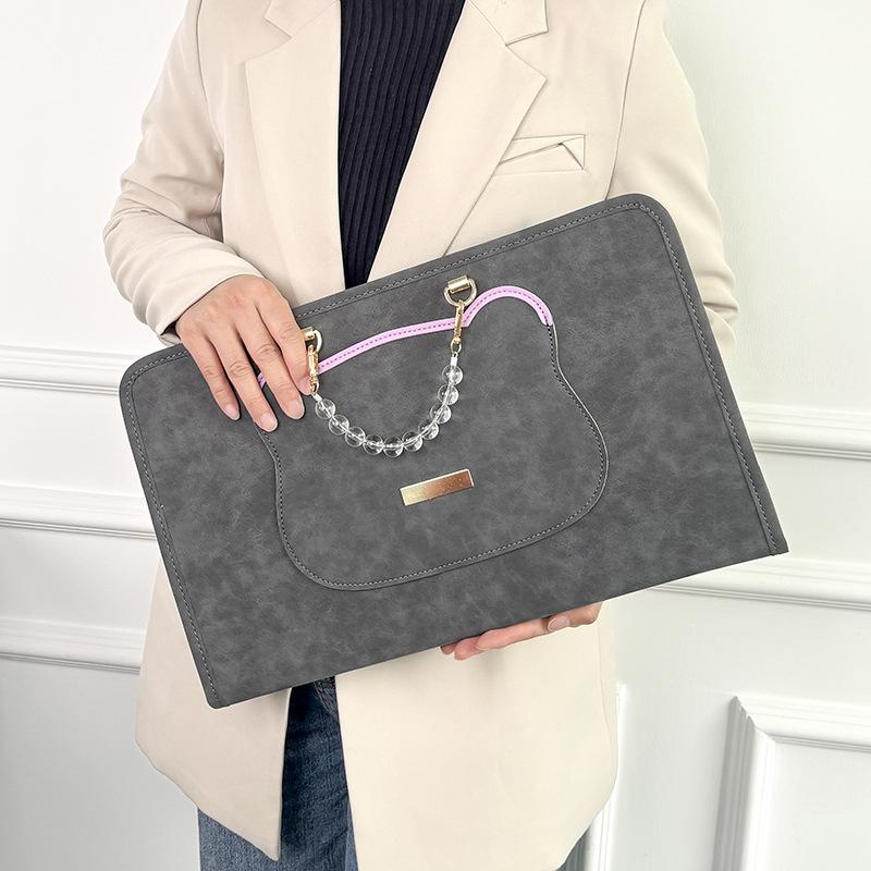 

2025 Защитный чехол для ноутбука Милая сумка для компьютера Подходит для компьютеров 13, 14, 15 и 16 дюймов 15-16 inch серый