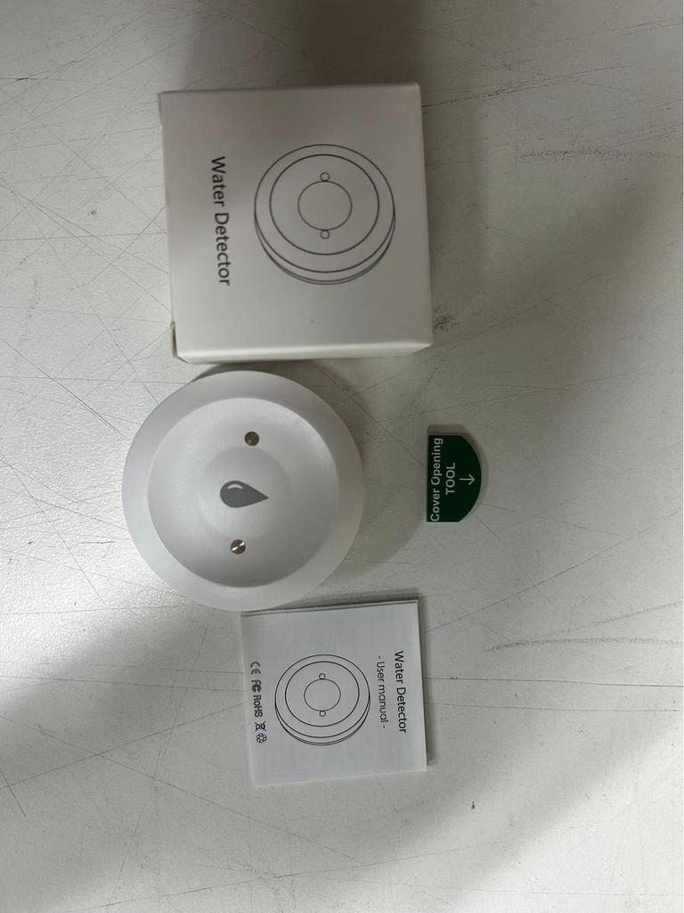 Zigbee Water Immersion Detector: Water Leak Detection Sensor Compatible with Home Assistant