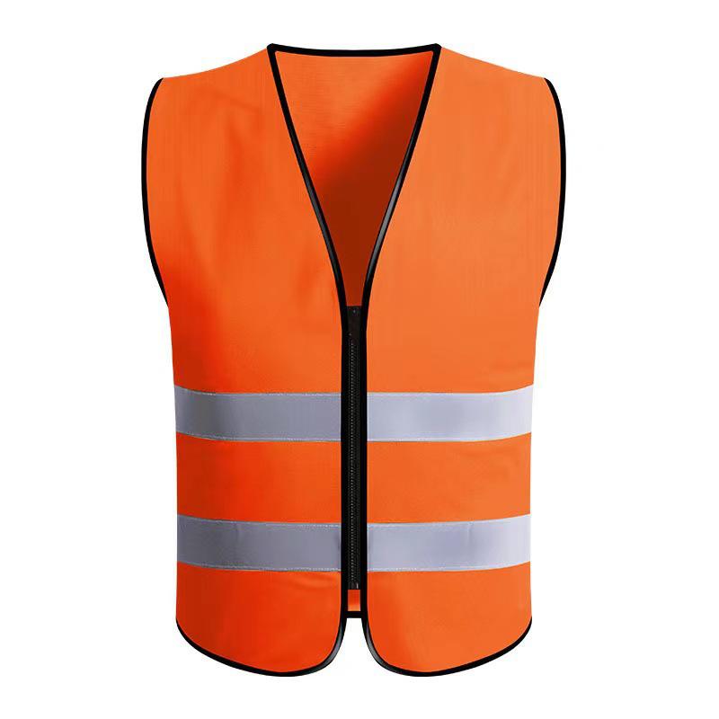 Fluorescent Reflective Safety Vest for Construction and Road Workers