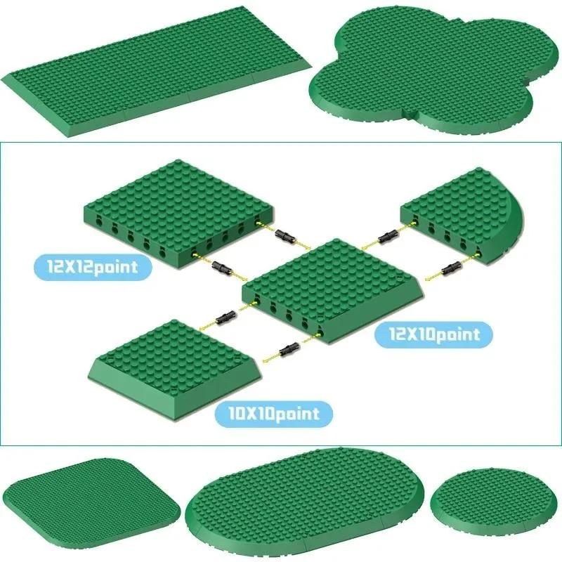 Wucifang Bags 1 Pc My Own Creation Imaginative Timeless Base Plates Blocks Compact Size Do-It-Yourself Blocks Splicing Baseplates Abs Plastic Assembly Plates Ideal