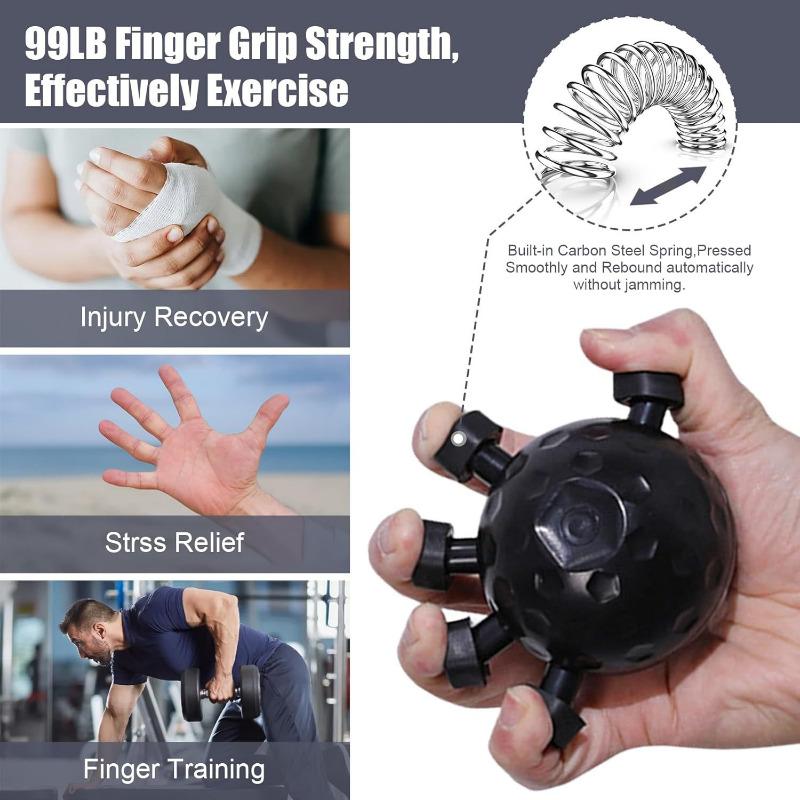 Finger Exerciser Hand Grip Trainer Strengthener for Rock Climbing Hand Strength Exercise Finger Trainers Gripper