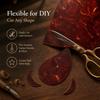Red Tortoise Shell Blank Pickguard Sheet PVC+Celluloid Scratch Plate  Acoustic Guitars