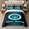 Manchester City Design Bedding Set Custom Text 1 Duvet Cover & 2 Pillow Cases