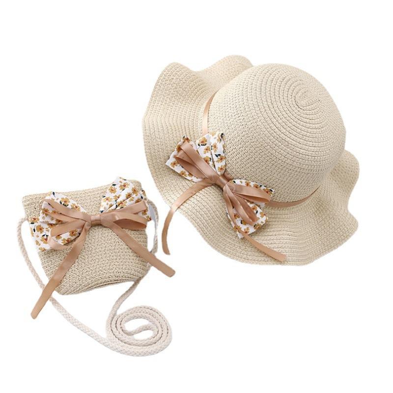 Kids Hat Bag Summer Baby Sun Hat Kids Outdoor Girls Sun Hat Princess Sun Hat