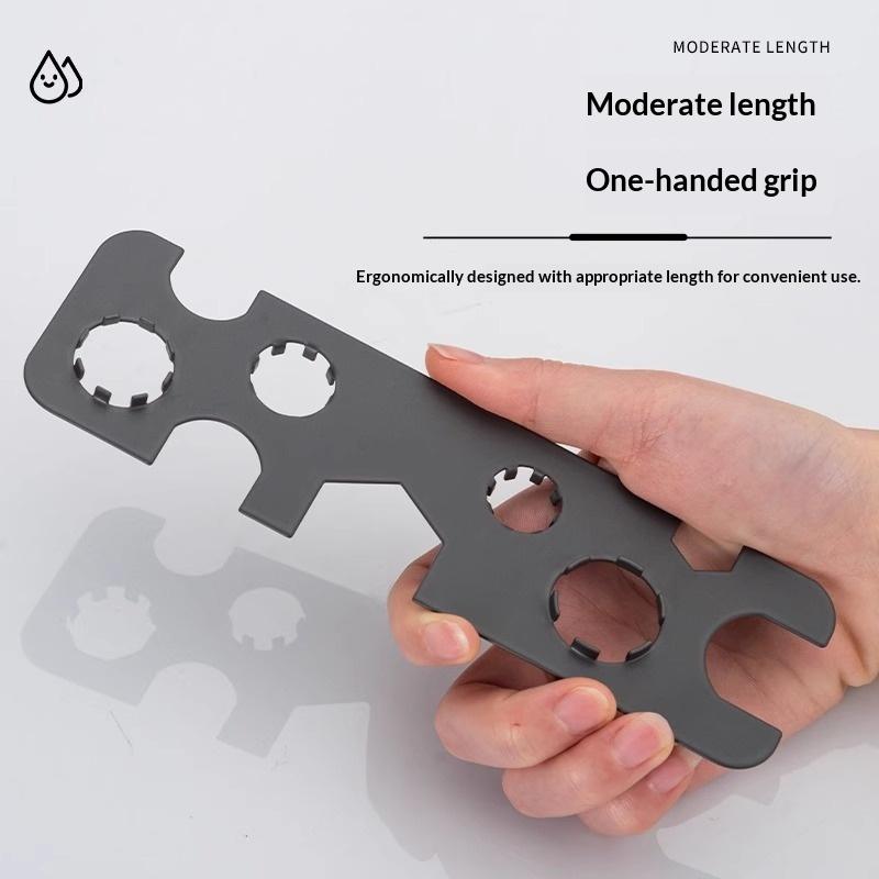 1Pcs Carbon Steel Wrench Faucet Aerator Key Removal Tool For Kitchen Sink And Bathroom Threaded Aerator Removal Key Wrench