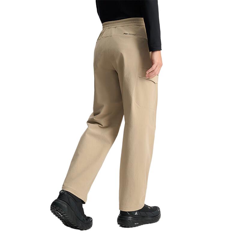 FILA Explore Fashion Comfortable Durable Lightweight Solid Color Casual Pants Men bottoms Chestnut A11M5178-02F