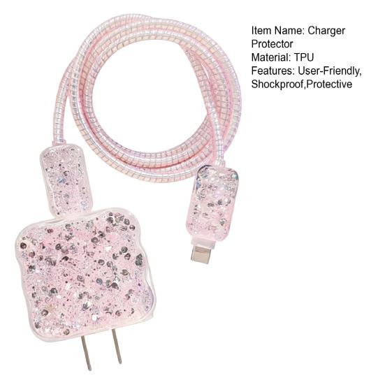 Charger Case And Cable Organizer for IPhone 14/15/13/12 20W Fast Charging Anti-Break Data Line Protector Charger Dust Cover