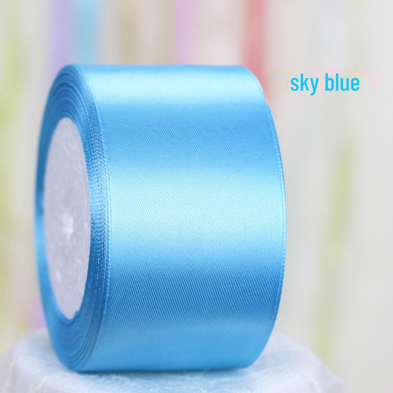 

5 см атласная лента-бантик для тортов и подарочных коробок 5cm 25y/roll