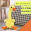 Dancing Duck Electric Duck Plush Toy English Version Repeating Talking Duck  Baby Toy
