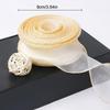 10Yards Organza Solid Color Ribbon 4Cm Wavy Edge Ribbon For For Flower Bouquet Gifts Packaging Party Decorations Diy