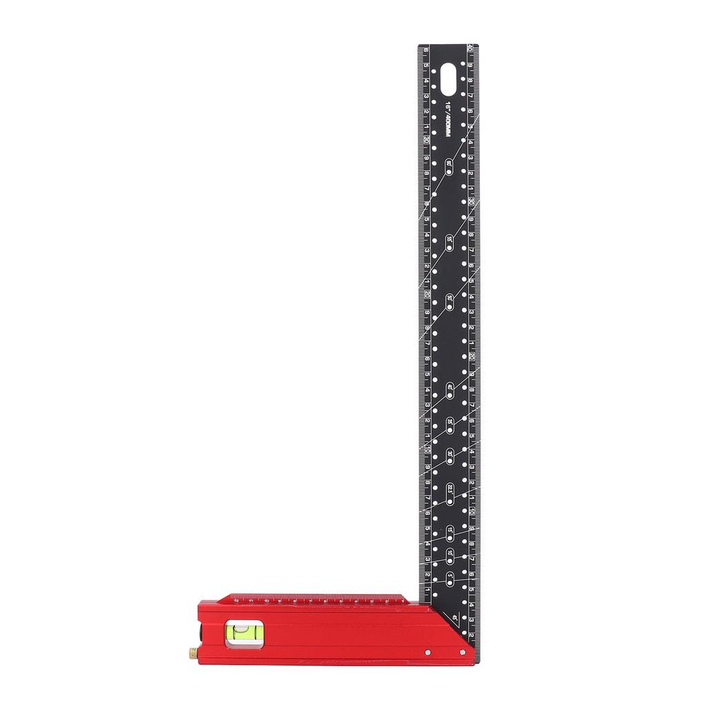 Combination Framing Square 40cm 16 Inch 5 To 90 Degree Adjustable Square Multi Angle Measuring Ruler