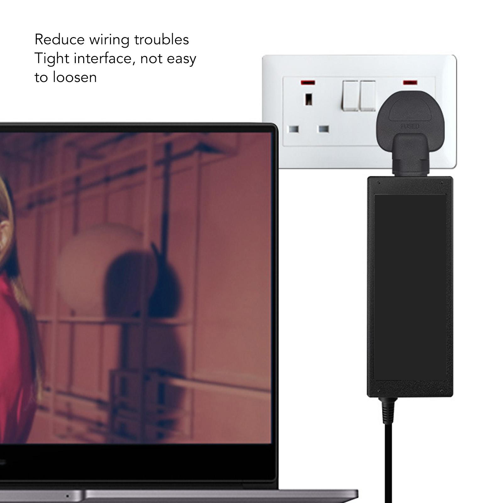 

2 шт. к IEC320 C13 Адаптер питания Кабель питания Адаптер Разъем для ноутбука UK Plug