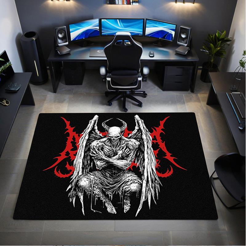 Halloween  Horror Rug - Home Carpet Office Decorative Carpet For Living Room Bedroom Door Mat Floor Rug Computer Chair Area Rug