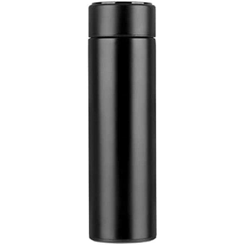 

500ml stainless steel insulated cup, leak proof double-layer vacuum insulation, reusable suitable for travel office and home use 500 ml чёрный