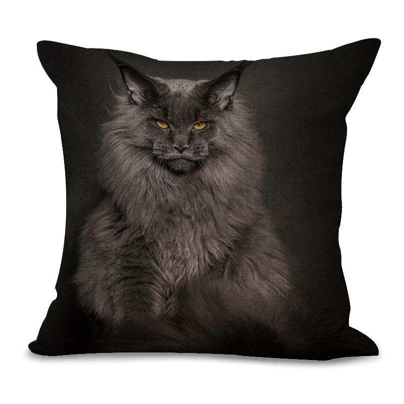 New Summer Retro Style Home Pillowcase Animal Cartoon Printed Pillowcase