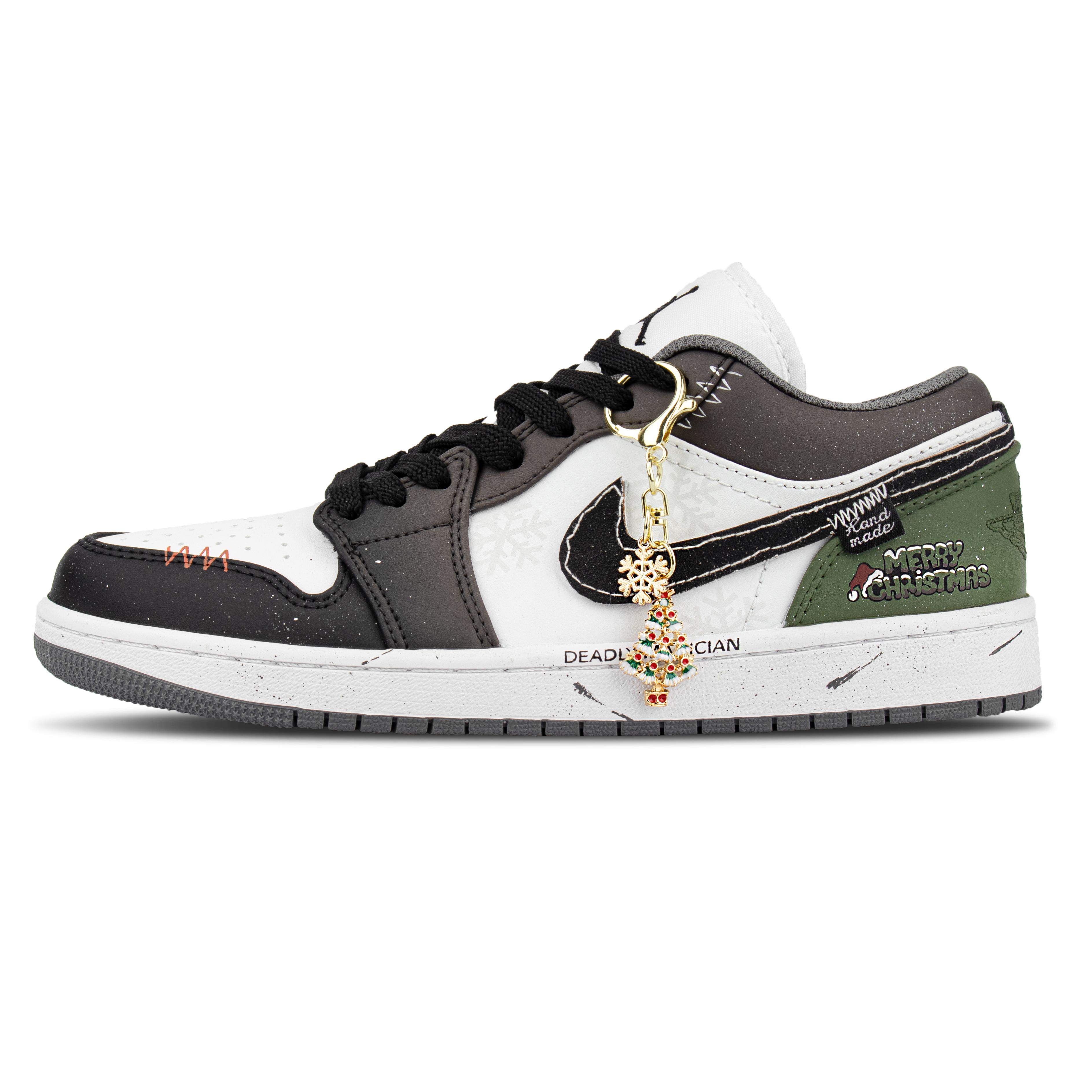 

Jordan Air Jordan 1 Low top Vintage Basketball Shoes Unisex 553558-152(Team1117) 43