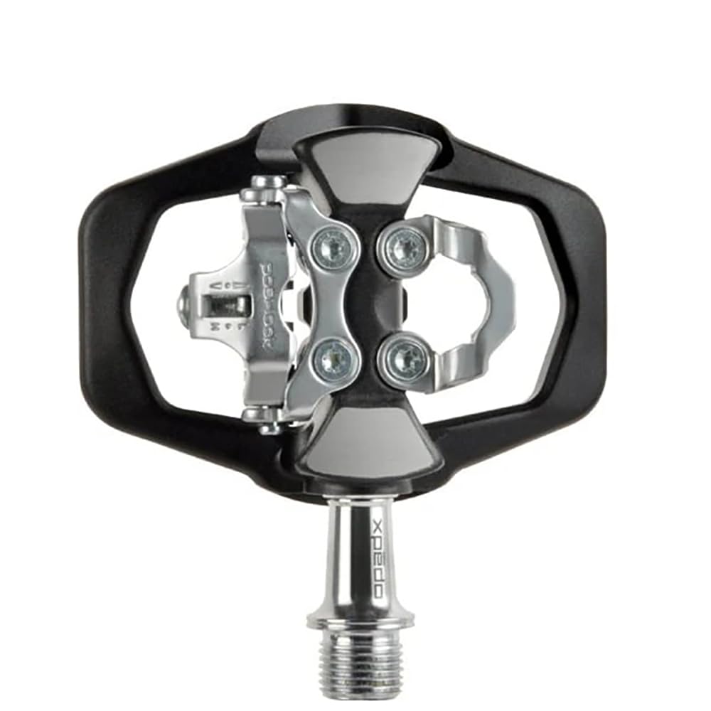 

XPEDO TRVS DUO Bicycle Left and Right Mountain Road One Side One Side Chromoly XCF12AC0BK Pedals, Set, Bike, Bike, Binding, Flat, SPD, Spindle, Black, чёрный