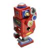 Nostalgic Windup Robot Model Toy Fun Walking Robot Figurine Children Birthday Gift Iron Tin Toy Theme Event Decoration
