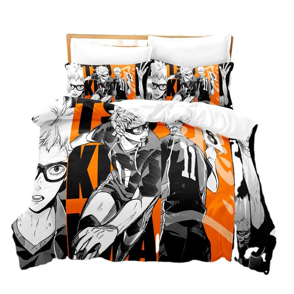 Volleyball Youth 3D Digital Printing Three-Piece Active Printing And Dyeing