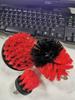 2/3.5/4'' Electric Scrubber Brush Drill Extension Rod All Purpose Cleaner Car Detailing Brush Tool Rim Brush Set Car Cleaning