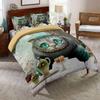 Alice Wonderland Duvet Cover Set, Cheshire Cat Bedding Set Microfiber And Pillowcases, Comforter Bedding Room Decor Boys Adults