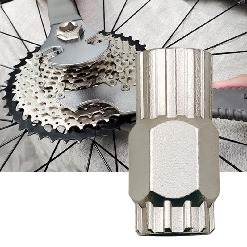 Mountain Road Bike Cassette Removal Tool Bicycles Freewheel Repair Lockring Tool