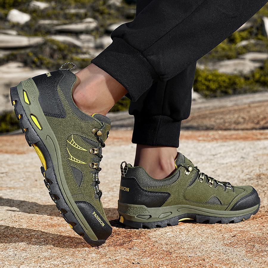 Men's Spring/Autumn Outdoor Hiking Shoes Casual Sneakers Mountain Climbing Tracking Shoes for Trail Trekking Big Size 47