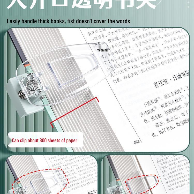Adjustable Children's Book Stand: Multipurpose Reading Rack & Book Clip Holder.