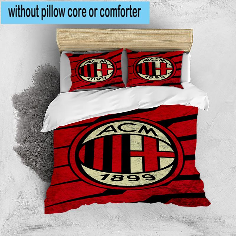 3PCS 1909 Football Club 3pcs Bedding,Including 3PCS Duvet Cover And 2pcs Pillowcases Perfect for Christmas,Ideal for Bedroom, Dormitory
