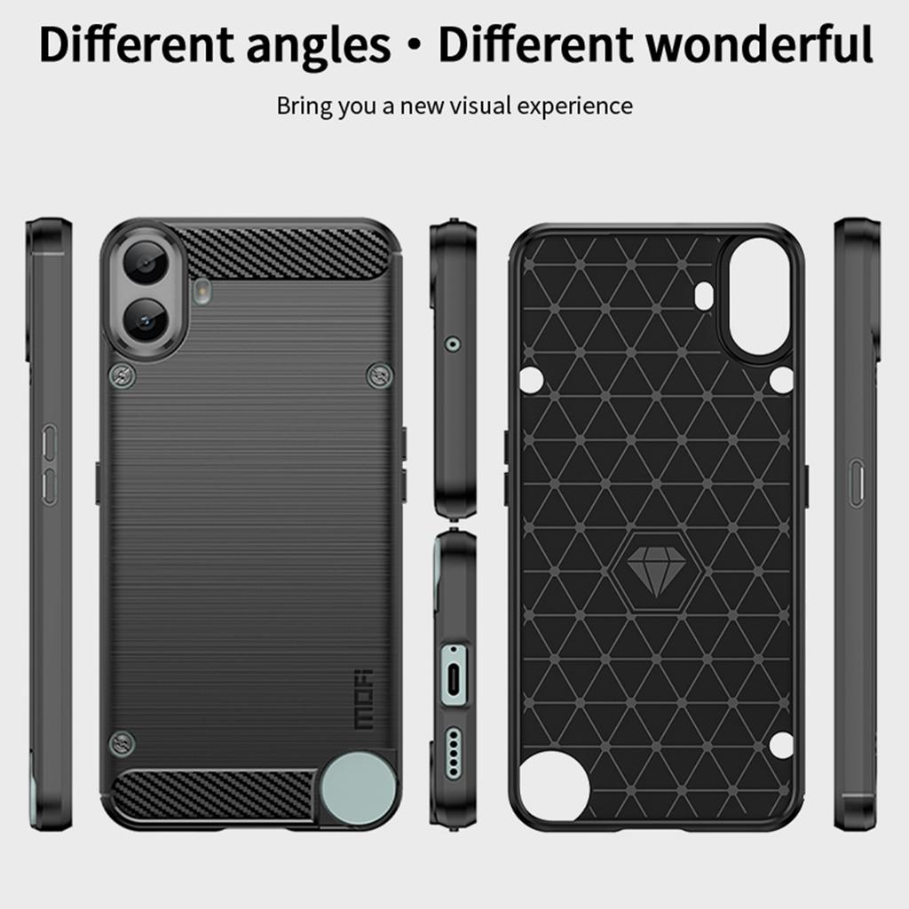 MOFI JK TPU Series-1 For Nothing CMF Phone 1 TPU Case Carbon Fiber Texture Phone Cover