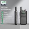 2PCS WLN KD-C1 Mini Walkie Talkie USB Charger UHF 400-470MHz Slim Transceiver 16CH Long Range Ham Two Way Radio Gift Kids KD-C1T