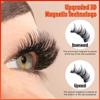 Natural Look Magnetic Eyelashes No Glue False Eyelashes Magnetic Lashes  for Eyelash Extension