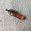 Bohemian Style Agate Crystal Quartz Hexagonal Bullet Pendant Necklace