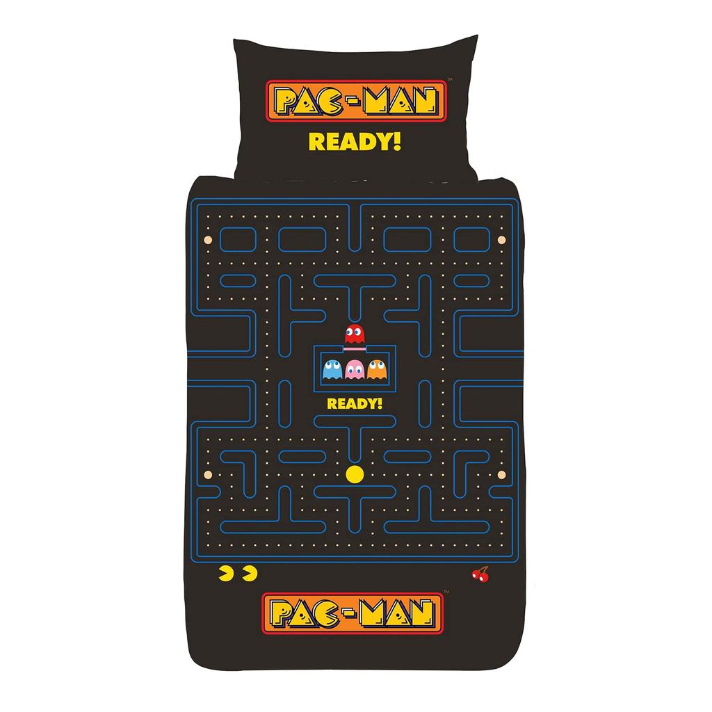 Pac-Man Maze Reversible Duvet Set