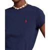 Tee Shirt Femme Ralph Lauren Bleu Marine - Col rond &amp; manches courtes - 100% coton