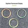 Glow Ignition Switch Decorative Ring - Interior Button Sticker for Car