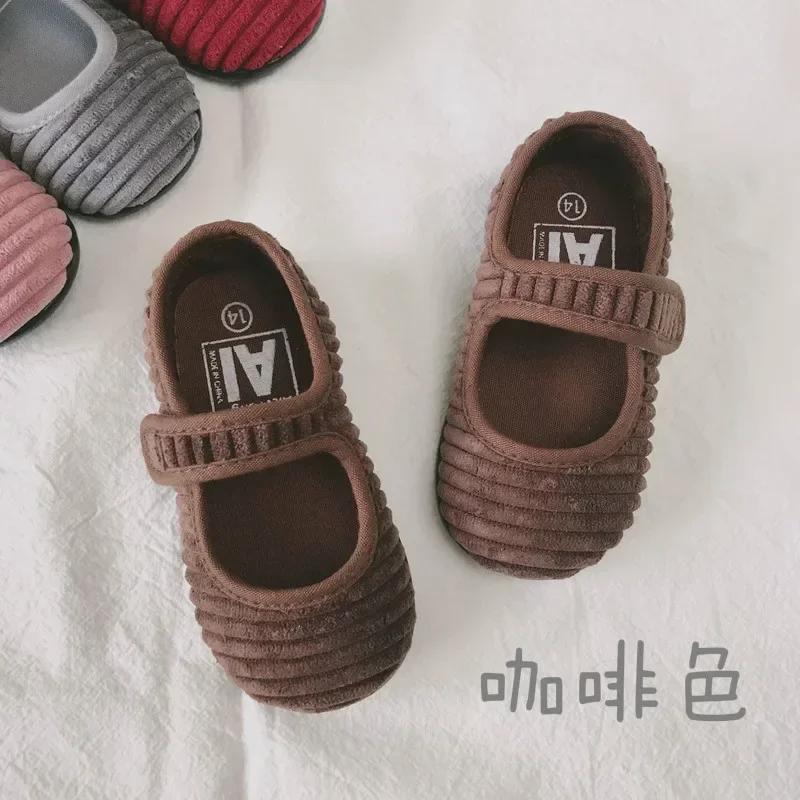 

Детская повседневная обувь Zapatillas, обувь для девочек с мелким горлом, парусиновая обувь для ходьбы, бархатная спортивная обувь для детского сада, детская обувь для тенниса 20-insole19.8cm