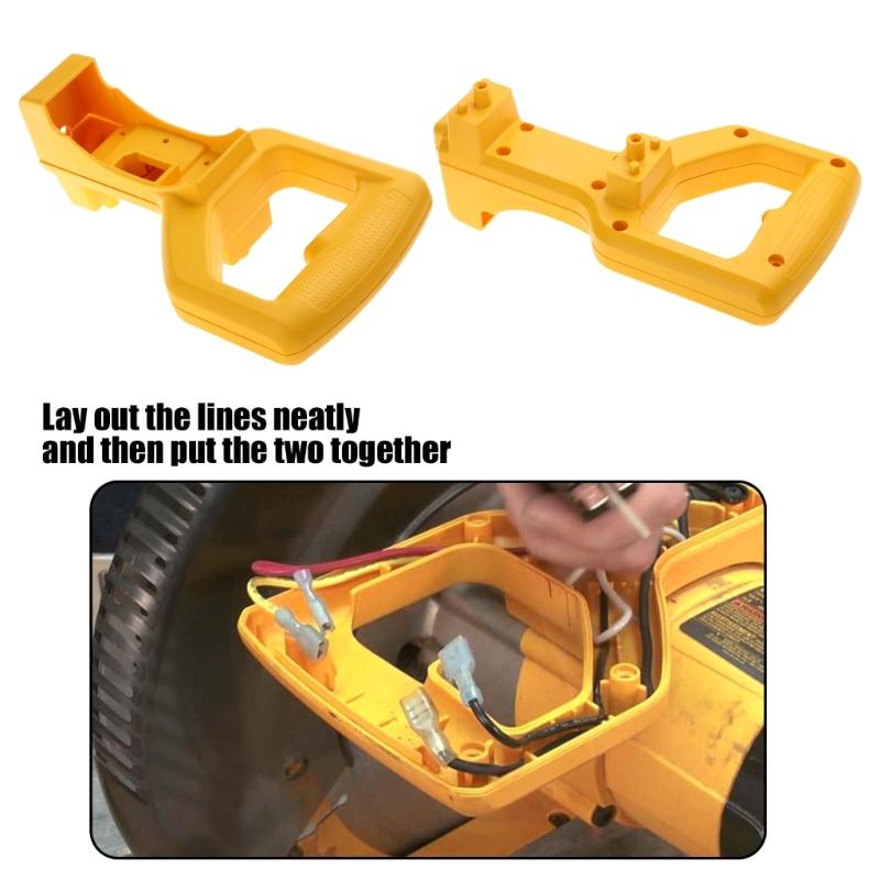Ergonomic Miter Saw Handle Clamshell Replacement for DW703&DW703-b2 Saw Perfect for DIY Enthusiasts and Carpenters