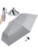 Parasol Reduces Perceived Temperature X Compact Automatic UV Protection Automatic Folding Suitable for Sunny and Rainy Gray Men's [Drastically