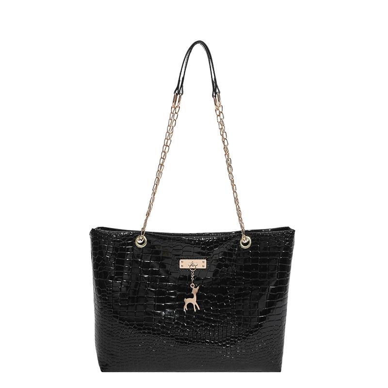 

Personalized fashion today s popular handbags, new fashion atmosphere commuter armpit shoulder чёрный