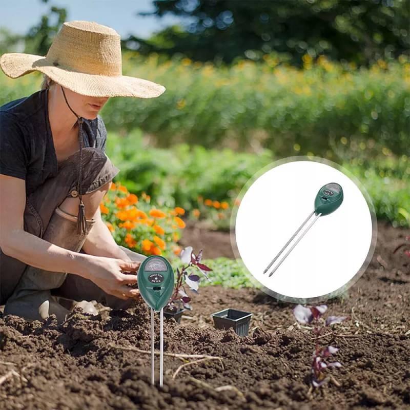 In1 3 Soil Ph Tester Water Moisture Light Test Meter Kit For Garden Tool Plant